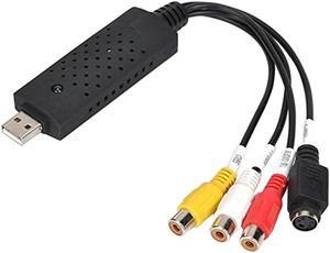 USB 2.0 capture Card 1 Channel VCR VHS TV to DVD DVR Digital Converter NTSC PAL Video Audio Adapter