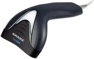 Datalogic TD1100 90 Lite, General Purpose Corded Handheld Linear Imager Bar Code Reader, RS-232/KBW, Black - TD1170-BK-90