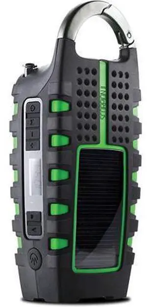 Rugged Multipowered Portable Emergency Weather Radio Flashlight Green NSP101WXGR Rugged Multipowered Portable Emergency Weather Radio Flashlight Green NSP101WXGR