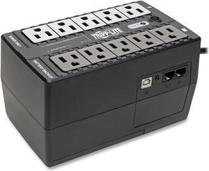 Tripp Lite 550VA UPS Battery Backup Surge Protector Efficient ENERGY-STAR Certified, AVR, 8-Outlet Uninterruptible Power Supply, Dataline Protection, 3-Year Warranty & $100,000 Insurance (ECO550UPS)