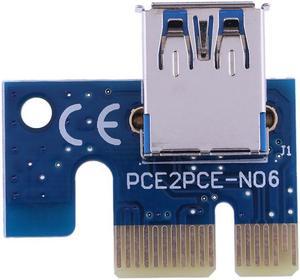 1pc PCI E X1 Adapter PCIe 1X to USB 3.0 Adapter for PCI Express Riser Mining BTC Miner Computer PC Accessories