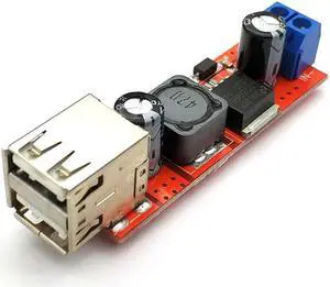 DC 6V-40V To 5V 3A Double USB Charge DC-DC Step Down Converter Module For Vehicle Car Charger LM2596 Dual Two USB DC 6V-40V To 5V 3A Double USB Charge DC-DC Step Down Converter Module For Vehicle Car Charger LM2596 Dual Two USB