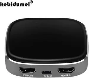 4K 60Hz HDMI Type C Video Capture Game Video Capture Device For Xbox For PS4 Switch DSLR Camcorders For Stream Live Grabber