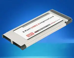 PCI Express Card Expresscard to USB 3.0 2 Port Adapter 34 mm Express Card Converter
