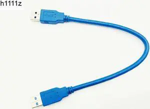 5pcs 30cm USB 3.0 Cable Male To Male USB Extension Cable Super Speed USB 3.0 Extender Data Cabo Cord For HDD PC Computer Mining