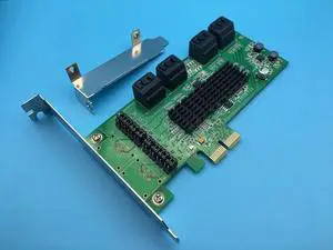 SATA3 Expansion Card PCI-E to SATA3.0 Convert Card 8-port Internal SATA 3.0 6Gps Chipset for Marvell
