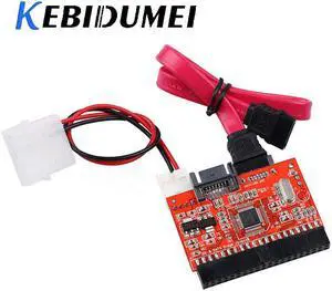 kebidumei 2 in 1 SATA to IDE Adapter IDE to SATA Converter 40 pin 2.5" inch Hard Disk Driver Support for ATA 133 100 HDD CD DVD