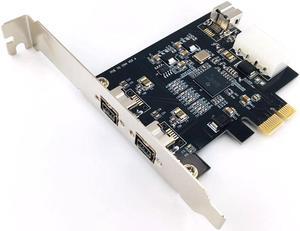 PCIE Combo 3x 1394b Firewire Ports PCI-Express Controller Card, 1394 card TI Chipset,