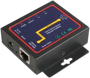 RS232 to Ethernet Converter Industrial Single serial Device server port networking server connector