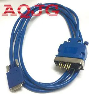 10 FT length Network Router cable CAB-SS-V35MT V.35 cable for Cisc0 WAN Interface Card WIC-1t Hwic-1t Hwic-2t  Blue
