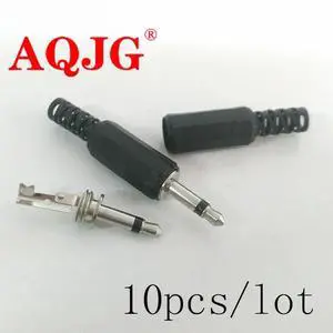 10pcs 3.5mm Audio Dual Channel Stereo Plug Socket 3.5 Male Female Plugs Jack for Phone Headset Welding Type