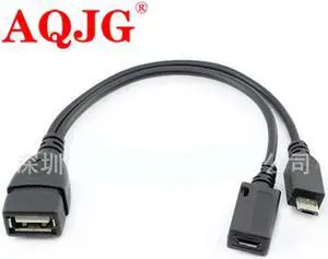 Micro usb Host Cable OTG Cord Adapter with USB Charger Line for Samsung S3 S4 Note 2 Xiaomi Lenvo Huawei Meizu Phones Tablets