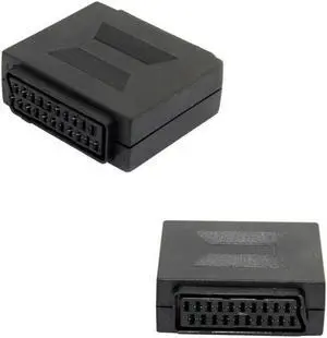21 pin SCART Coupler Joiner Adapter Female to Female  Sockets Joint Connector