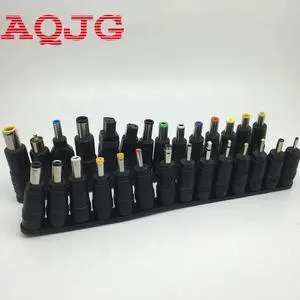 Universal 28pcs 5.5x2.1mm Multi-type Male Jack DC Plugs AC Power Adapter Computer Cables Connectors For Notebook Laptop