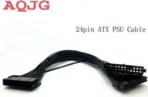 24pin ATX Power Supply 30cm Adaptor Cable Connector for Mining 24Pin 20+4pin Dual PSU