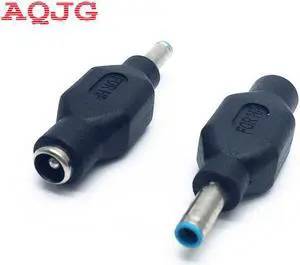 model For HP 4.5*3.0 Portable DC tips power charger female 5.5*2.1 with chip inside could charge battery