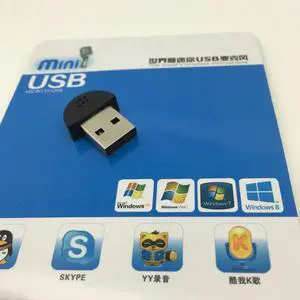 est Portable Studio Speech Super Mini USB 2.0 Microphone MIC Audio Adapter Driver Free for MSN PC Notebook Lectures Teaching