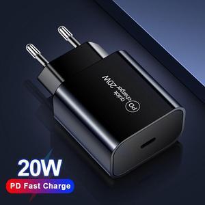 20W USB-C PD Quick Charge 3.0 Fast Charger Adapter For iPhone 12 Pro 11 Pro MAX XR SAMSUNG S20 Ultra S20 XIAOMI Mi10 Pro HUAWEI