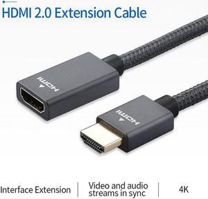 4K 60Hz HDMI-compatible  Male to Female Extension Cable