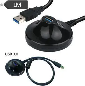 USB 3.0 type-A male to Female   USB Extension Dock station Cradle base stand docking cable 1M
