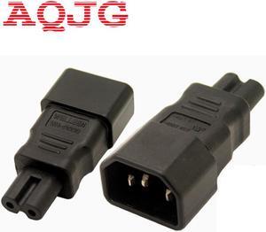 AC adapter AC convert IEC C14 to C7 power adapter C14/C7 IEC C7 to C14 plug adapter IEC 3Pin Female to 2Pin Male
