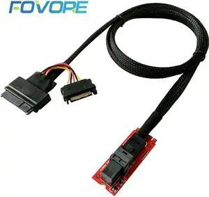 U.2 U2 Kit SFF-8639 NVME PCIe SSD Adapter & Cable for Mainboard Intel SSD 750 p3600 p3700 M.2 SFF-8643