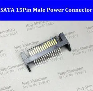 50pcs SATA SMD 15Pin power male connector SATA driver /SSD /Fan power connector 50pcs SATA SMD 15Pin power male connector SATA driver /SSD /Fan power connector