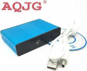 Deal  1Pcs Blue 6 channel 5.1 External Audio Music Sound Card Soundcard For Laptop PC