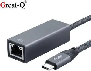 RTL8153 Chip Type-c Gigabit Ethernet to RJ45 Lan Adapter USB-C Network Card RTL8153 Chip Type-c Gigabit Ethernet to RJ45 Lan Adapter USB-C Network Card