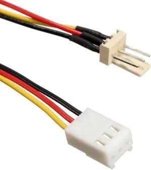 10Pcs/Lot PC Fan Power Extension Cable 12V 3-Pin Male to 3pin Female Fan Power Extension Lengthen Cable for Cooling Fan