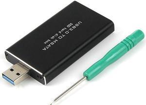 Great-Q 5Gbps USB 3.0 to mSATA SSD Enclosure USB3.0 to mini-SATA Hard Disk adapter M2 SSD External HDD Mobile Box
