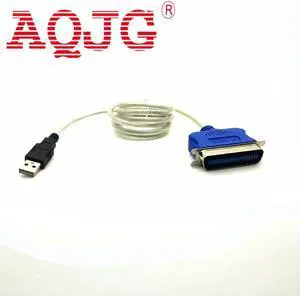 USB TO CN36 Printer Cable USB to Parallel IEEE 1284 36-Pin Printer Adapter Connector Cable CN36 Blue
