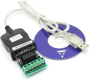 USB2.0 to RS-485 RS-422 DB9 pin female COM Serial Port chip PL2303 isolated USB to a RS485 USB rs485 RS422 adapter converter