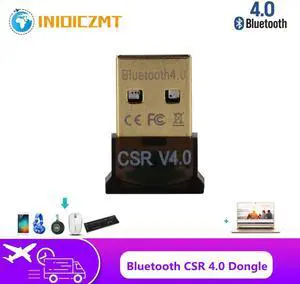 INIOICZMT Mini Bluetooth CSR4.0 Adapter USB Bluetooth Adapters Wireless For Windows 7 PC Laptop Bluetooth Receiver Transmitte