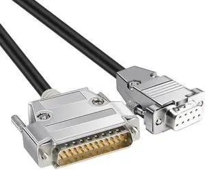 DB9 to DB25 Cable RS232 Female DB9 to DB25 Pin Male Adapter Computer Accessories Cable Serial to Parallel Line DB9/DB25