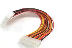 Top Quality 24 Pin Male to 24 Pin Female Internal PC PSU Power Adapter ATX Extension Cable Connector