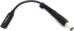 7.4x5.0 mm with Pin Jack to USB Type C PD Power Adapter Converter DC Plug Connector Cable Cord  for Hp Laptop Charger