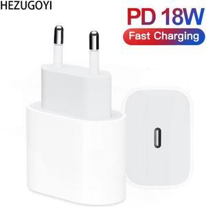18W USB Type C Charger Adapter For iPhone 11 pro Xs Max Xr 8 PD Charger Fast Charging Power Type-C EU US Plug for Apple Charger