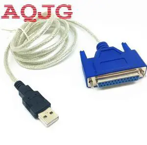 USB2.0 to DB25 female Parallel Printer LPT Cable Adapter  C340 chipest wholesale