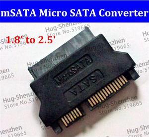 Brand  1.8` to 2.5` SSD mSATA micro SATA to SATA converter adapter  micro sata cable