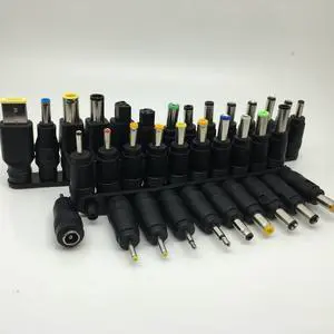 Universal power adapter AC DC Jack Charger Connector Plug for Laptop Notebook AC DC Power Adapter DC Conversion plug 1Set=34pcs Universal power adapter AC DC Jack Charger Connector Plug for Laptop Notebook AC DC Power Adapter DC Conversion plug 1Set=34pcs