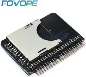 Secure Digital SD/SDHC/SDXC/MMC Memory Card to IDE 2.5" 2.5 Inch 44P 44 Pin Male Adapter SD 3.0 Converter