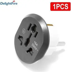 EU Plug Adapter US To EU Plug Adapter 16A 250V Universal Travel Adapter EU Socket AU UK CN To EU Wall Socket AC  CE