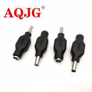 1pcs 4.5 x 3.0 mm  DC Male to 5.5 x 2.1mm DC Female Power Plug Adapter Connector 4.5*3.0 jack  for DELL for HP Wholesale