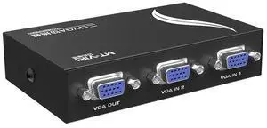 VGA Switch  2 input Port 1 output D-sub switcher PC Selector monitor share MT-VIKI Maituo 15-2CF