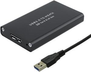 5Gbps USB 3.0 to mSATA SSD Enclosure USB3.0 to mini-SATA Hard Disk adapter msata SSD External HDD Mobile Box