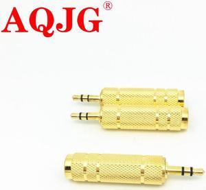 Headset 3.5 to 6.5 Converter 3.5mm Male to 6.5mm Female Jack Plug Microphone MIC Audio Adapter For PC Phone Stereo