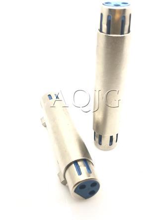 est 3 PIN XLR Female To XLR Female Jack Connector Microphone MIC Speaker Cable Extender Extension Adaptor connector