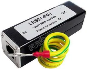 Lightning arrester RJ11 ADSL Thunder Lightning arrester Surge Protector for Telephone voice signal facsimile broadband