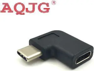 USB 3.1 Type C Male to Female 90 degree angle Data Adapter Connector